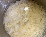 タコとバジルの冷たいパスタ作り方3写真