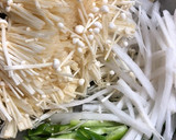 大根とえのきとピーマンの塩昆布炒め作り方2写真