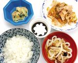 【病院】厚あげねぎおかかやき【給食】作り方5写真