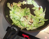 しらすとキャベツの和風パスタ作り方3写真