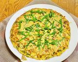 大葉と塩昆布で、アッサリお好み焼き作り方10写真
