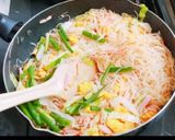卵入り焼きビーフン作り方7写真