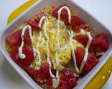 ダイエット！レンジでトマト丼作り方4写真