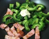 ゴーヤとベーコンのマヨ醤油炒め作り方6写真