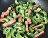 ゴーヤとベーコンのマヨ醤油炒め作り方7写真