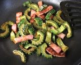 ゴーヤとベーコンのマヨ醤油炒め作り方8写真