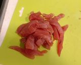 カツオの刺身で、辛旨、カツオのユッケ!作り方1写真