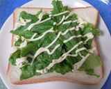 一人ランチ☆和風ベーコンエッグサンド作り方2写真