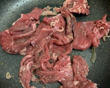 10分簡単すぎる♥すき焼き風卵とじ牛丼♥作り方1写真