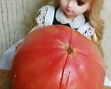 リカちゃん♡湯剥きトマトバジルソースかけ作り方2写真