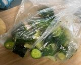 胡瓜と塩昆布の梅肉和え作り方1写真