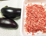 我が家の晩ご飯 茄子の挽肉炒め♪作り方1写真