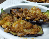 我が家の晩ご飯 茄子の挽肉炒め♪作り方7写真