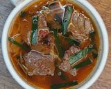 キムチと牛肉のスープ作り方5写真