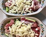 アスパラとトマトと豚肉のチーズ焼き作り方2写真