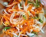 寿司酢で☆塩サバの野菜たっぷり南蛮漬け作り方2写真