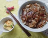 豚カルビ丼♪作り方4写真