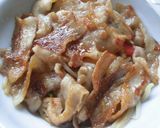 豚カルビ丼♪作り方1写真