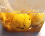低温調理の鶏ささみと半熟玉子のアチャール作り方3写真