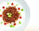 美肌、便秘解消にこんにゃくそぼろ丼☆作り方3写真