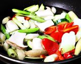 海の幸と夏野菜の八宝菜作り方14写真