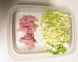 朝食に♡コースローサンドイッチ作り方1写真