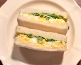 パクチーのスクランブルエッグサンドイッチ作り方6写真