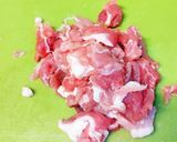 細切りごぼうのしょうが醤油炒め煮。作り方2写真