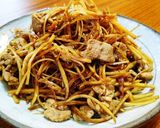 細切りごぼうのしょうが醤油炒め煮。作り方8写真