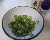 生オクラのオイルソルト和え♪作り方2写真