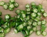 納豆オクラチャーハン作り方1写真