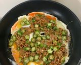 納豆オクラチャーハン作り方3写真