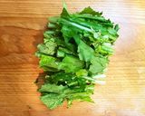 冷凍ストック☆蕪の葉っぱの冷凍保存作り方1写真