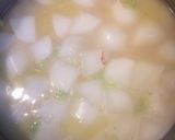 かぶとベーコンのミルクスープ♪作り方5写真