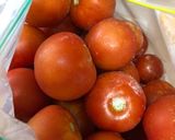 優しい甘みの自家製トマトソース！作り方1写真