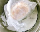 ポリ袋で湯煎『肉まん風おやつパン』作り方7写真