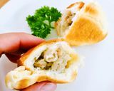 ポリ袋で湯煎『肉まん風おやつパン』作り方11写真