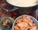 贅沢な鮭と帆立の炊き込みご飯作り方6写真