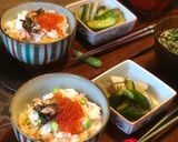 贅沢な鮭と帆立の炊き込みご飯作り方8写真