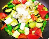 糖質オフ！夏野菜たっぷりのヌードルスープ作り方7写真