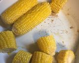 変身出来るコーンのバター醤油焼き作り方1写真