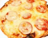 俺のピザ(トルティーヤのカリカリピザ)作り方6写真