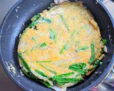豚肉とニラ・もやしのお好み焼き作り方8写真