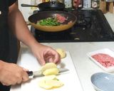 じゃがピーマンミンチケチャップ味付け作り方2写真