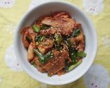 豚にらキムチ丼♪作り方2写真