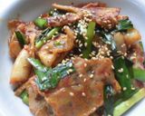 豚にらキムチ丼♪作り方3写真