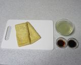 油揚げロール♪作り方1写真