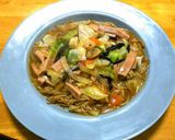 発明!?◎エノキを麺にした焼きそば作り方4写真