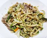 男飯☆レンジで簡単『ヘルシー焼うどん』作り方5写真