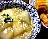 冬瓜の鶏そぼろあんかけ★汁だくスープ風作り方9写真